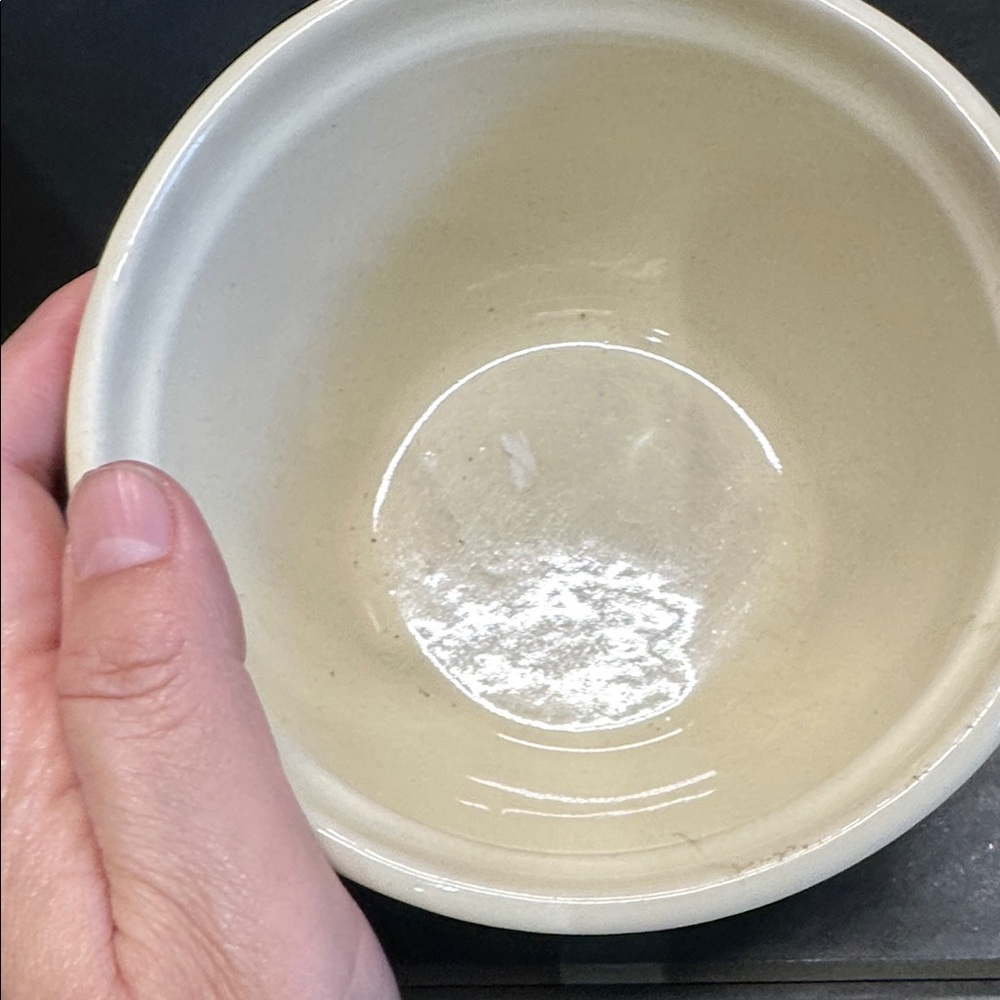 Mc coy made in the USA brown stripe 1 pint mix bowl model 125 - Picture 2 of 5